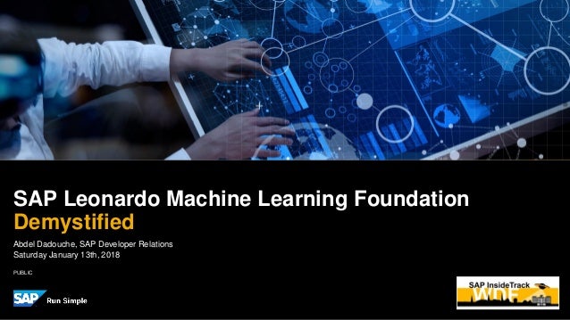 sap leonardo machine learning foundation