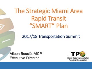The Strategic Miami Area
Rapid Transit
“SMART” Plan
2017/18 Transportation Summit
 