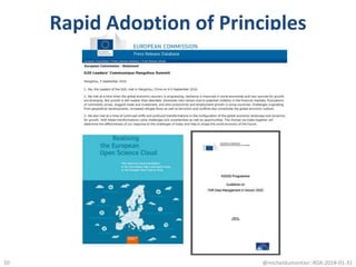Rapid Adoption of Principles
@micheldumontier::RDA:2018-01-3110
 