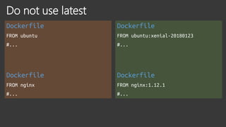 Lessons Learned from running Docker in production | PPT