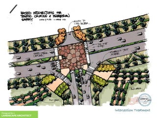 Intersection Treatment
Designed by a
LANDSCAPE ARCHITECT
 