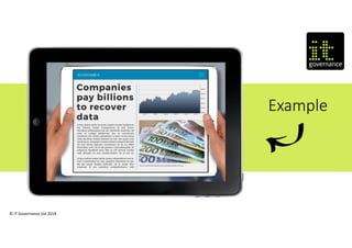 © IT Governance Ltd 2018
Example
 