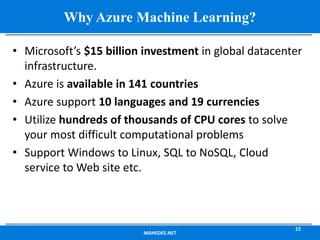 Azure Machine Learning | PPTX