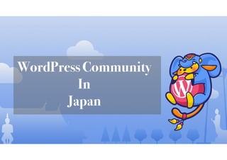 Lorem Ipsum Dolor
WordPress Community
In  
Japan
 