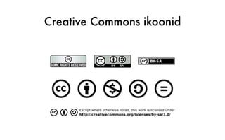 Creative Commons ikoonid
 