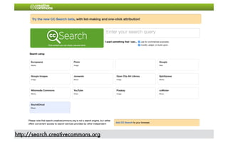 http://search.creativecommons.org
 