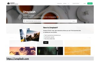 https://unsplash.com
 