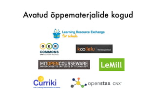 Avatud õppematerjalide kogud
 