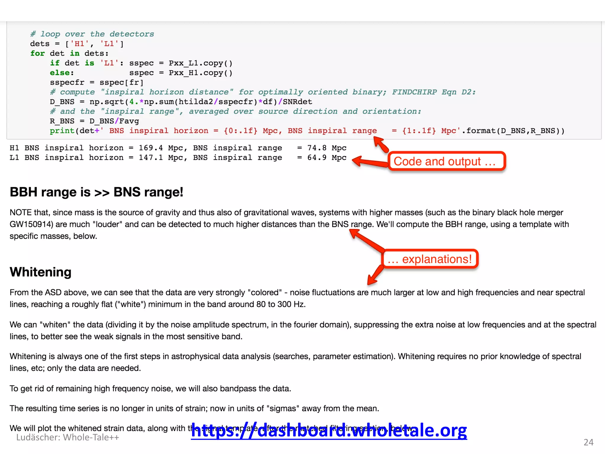 Ludäscher:	Whole-Tale++
24
https://dashboard.wholetale.org
 