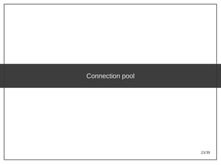 23/39
Connection pool
 