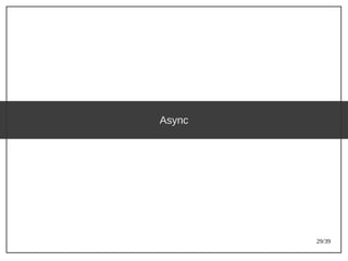 29/39
Async
 