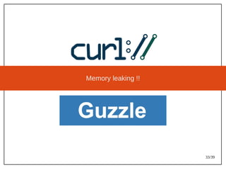 33/39
Memory leaking !!
 