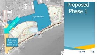 Proposed
Phase 1
4/11/2018 12
Original Phase
1
To include
part of
Phase 2 & 3
 