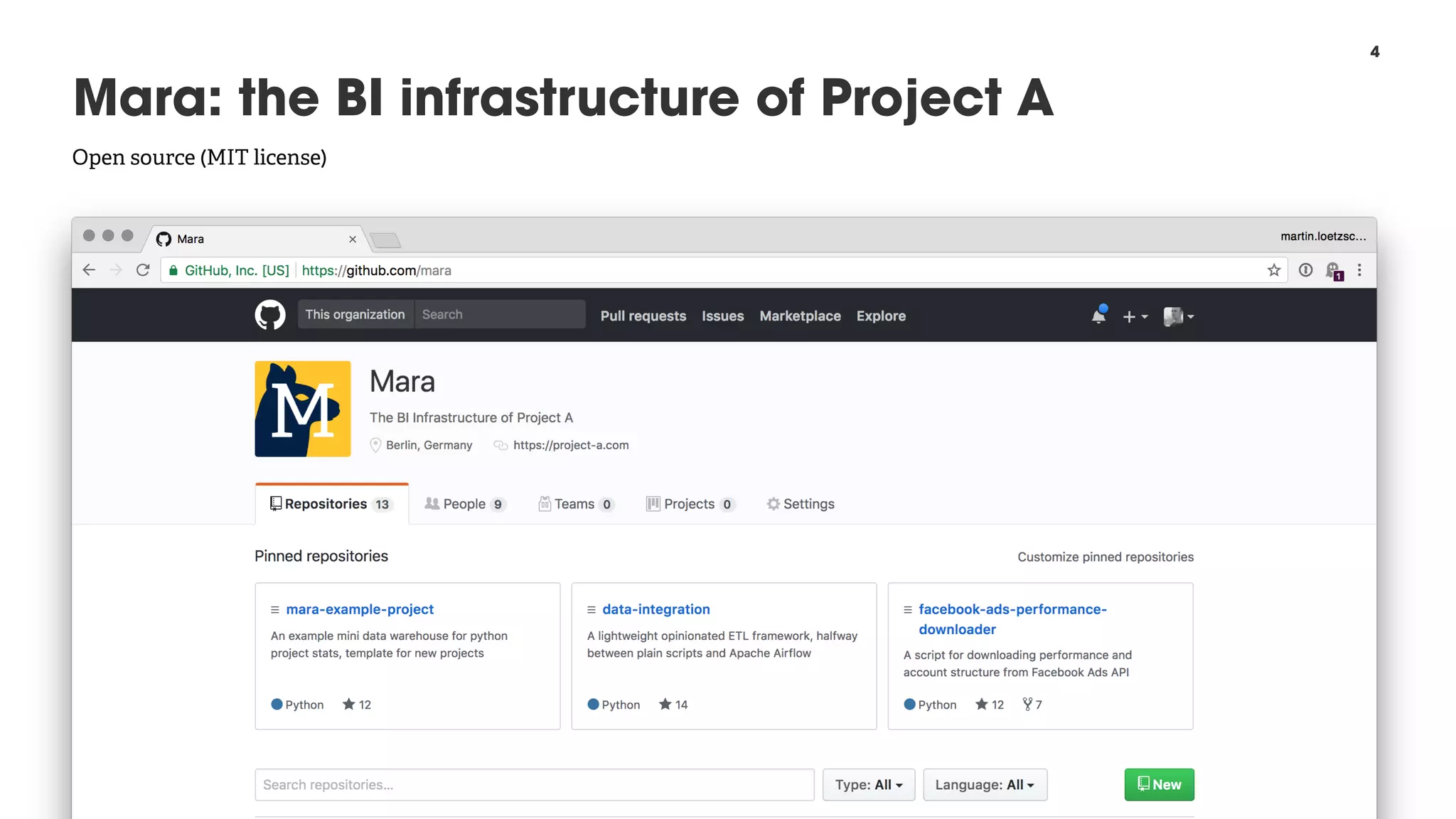 Data Warehousing with Python | PPT