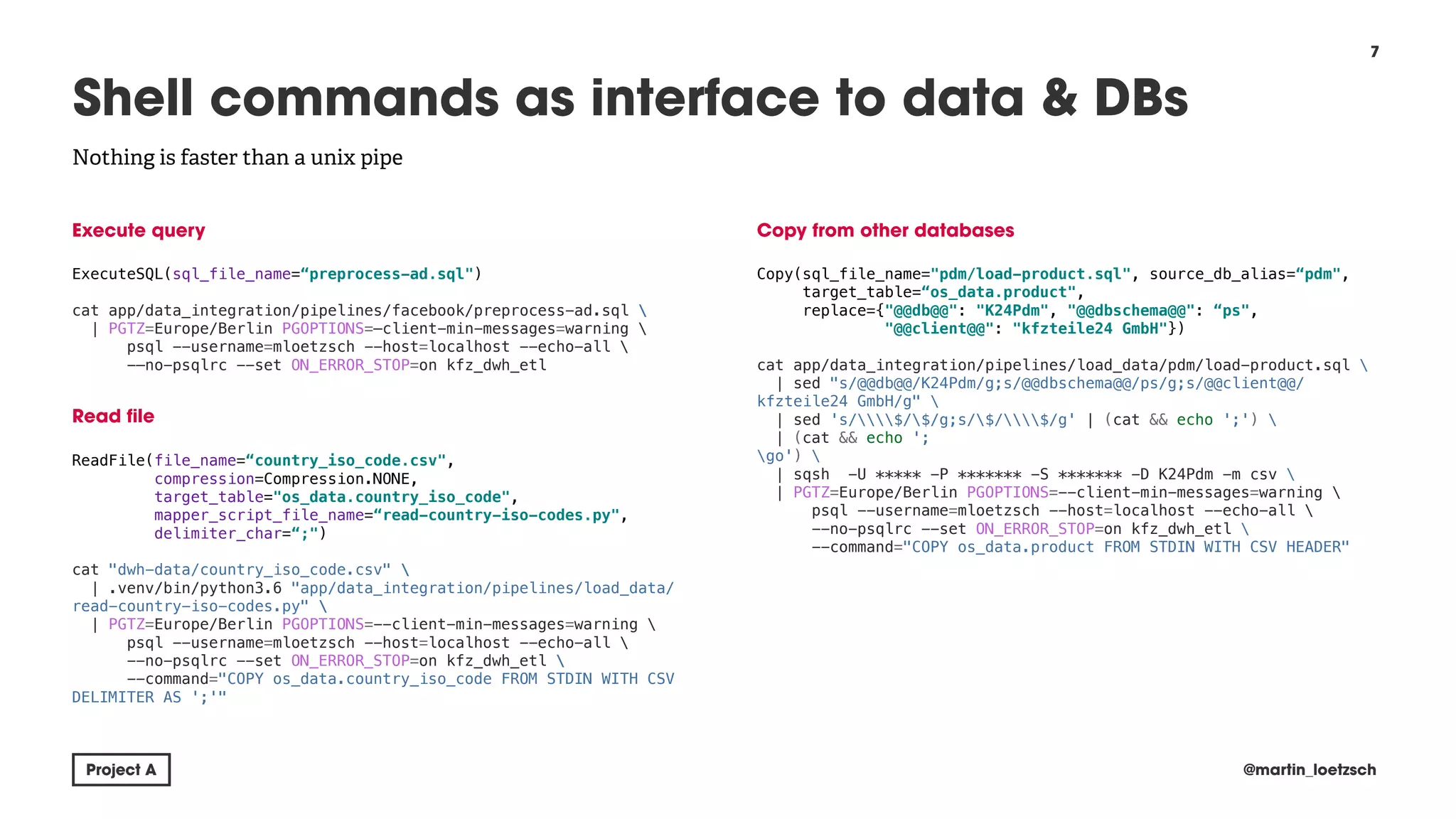 Data Warehousing with Python | PPT