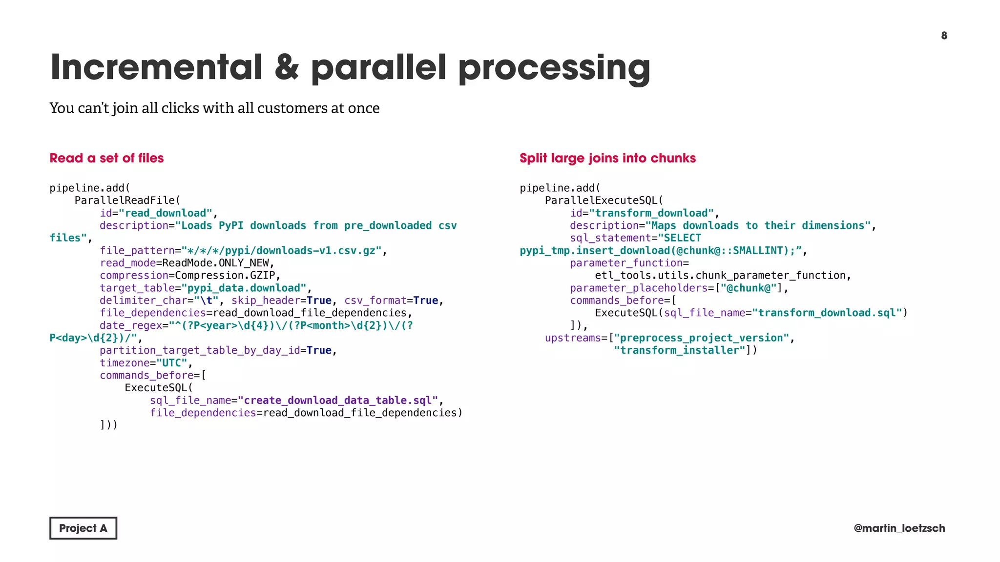Data Warehousing with Python | PPT