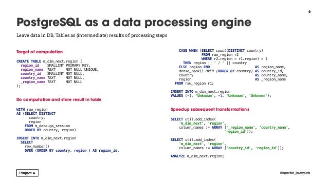Data Warehousing with Python
