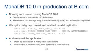 The Full MySQL and MariaDB Parallel Replication Tutorial | PDF