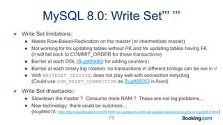 The Full MySQL and MariaDB Parallel Replication Tutorial | PDF