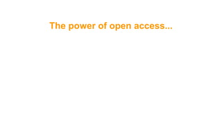 The power of open access...
 