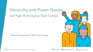 Craft Conference 2018 - Power Games for High-performance Team Culture, Psychological Safety, and EI