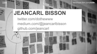 19
JEANCARL BISSON
twitter.com/dothewww
medium.com/@jeancarlbisson
github.com/jeancarl
 