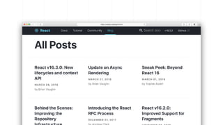Slide title https://reactjs.org/blog/all.html
 