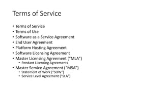 Terms of Service and Privacy Policies | PPT