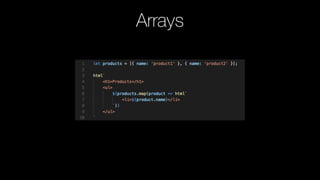 Arrays
for composition
 