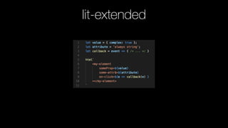 lit-extended
 
