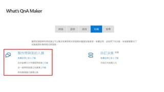 What’s QnA Maker
 