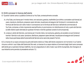 L'uso responsabile delle risorse del web
30 e 31 maggio 2018 – Avv. Simone Aliprandi, Ph.D. (www.aliprandi.org)
 
