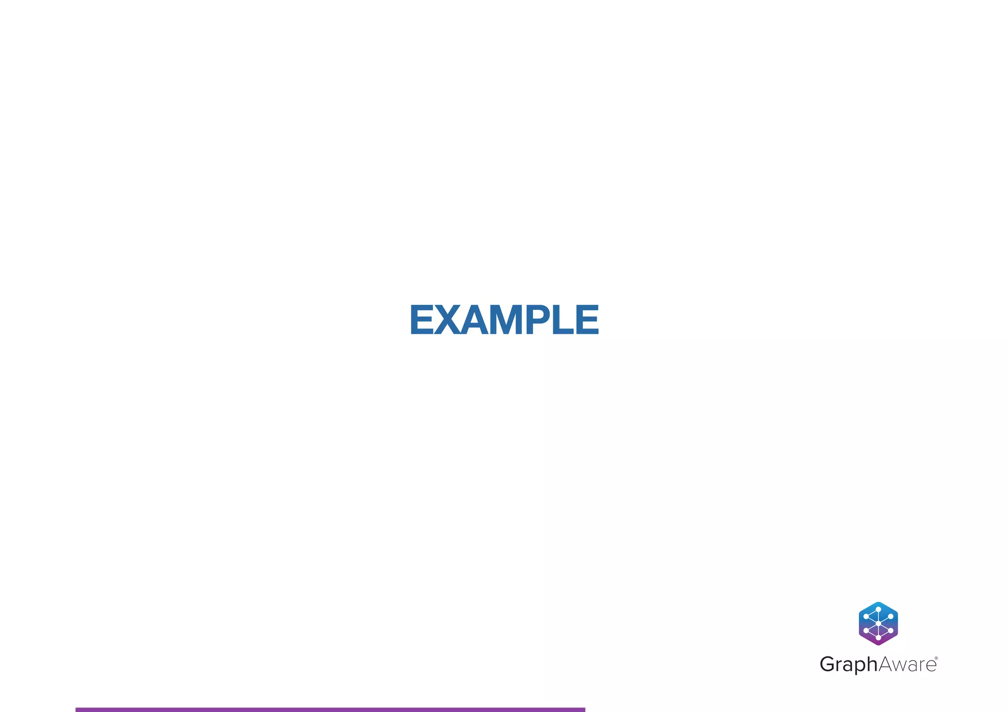 EXAMPLE
GraphAware®
 