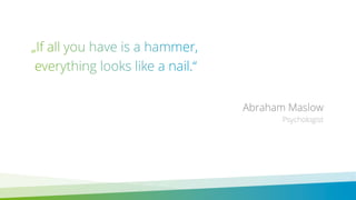 Abraham Maslow
Psychologist
 