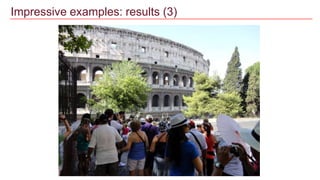 Impressive examples: results (3)
 