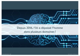 © Tous droits réservés - 2018 Alexia Audevart – IA & Rêve - CJD
Depuis 2016, l’IA a dépassé l’homme
dans plusieurs domaines !
 