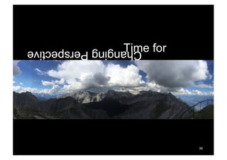 Time for
36
ChangingPerspective
 