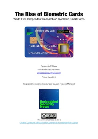 World First Independent Research on Biometric Smart Cards
 