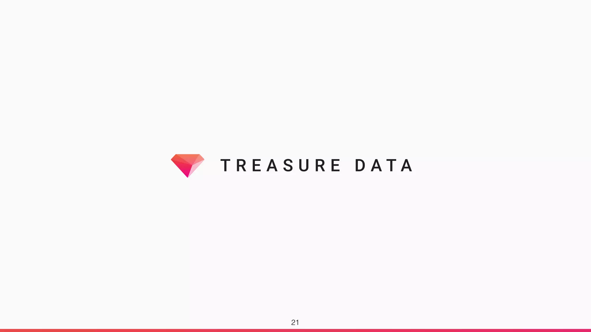 T R E A S U R E D A T A
21
 