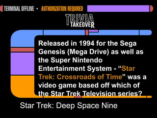 Star Trek Trivia
