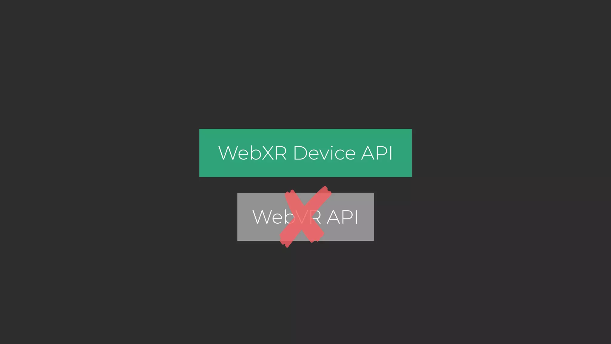 WebVR API WebXR Device API 