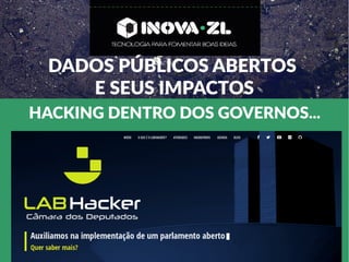 DADOS PÚBLICOS ABERTOS
E SEUS IMPACTOS
HACKING DENTRO DOS GOVERNOS...
 