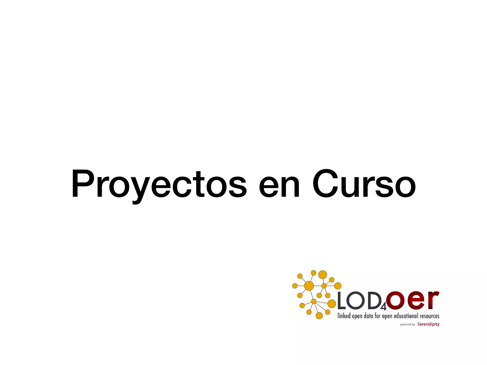 Proyectos en Curso
 