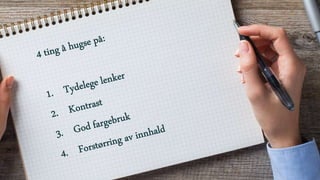 Universell utforming av ikt - hva er status