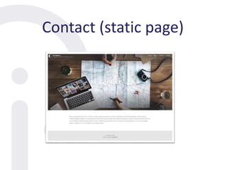 Contact (static page)
 