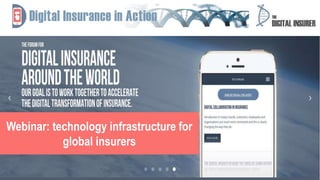 Webinar: technology infrastructure for
global insurers
 