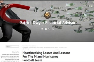 Patrick Dwyer Financial Advisor