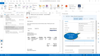 Enter Vendor
Invoice
Number
 