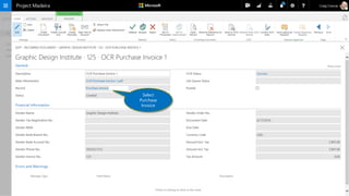 Select
Purchase
Invoice
 