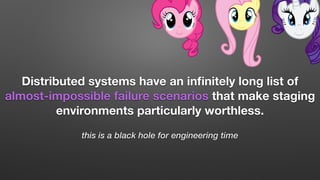 Without observability, you don't have "chaos
engineering". You just have chaos.
So what is observability?
 